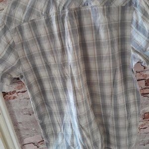 Mens LARGE regular RVCA collar button down casual shirt